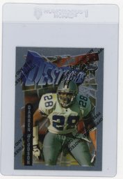 1996 Topps Finest Darren Woodson Destroyers Football Card With Coating