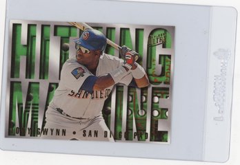 1995 Fleer Ultra Tony Gwynn Hitting Machine Baseball Card