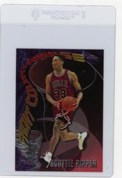 1997 Topps Chrome Scottie Pippen Season's Best Basketball Card