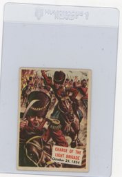 1954 Topps Scoop Charge Of The Light Brigade Card