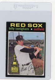 1971 Topps Billy Congiliaro Rookie Cup Baseball Card