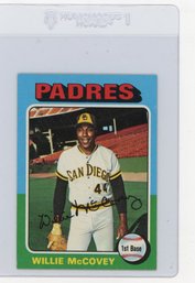 1975 Topps Willie McCovey Baseball Card