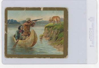 1910 Turkish Trophies Fable Series The One-eyed Doe Card