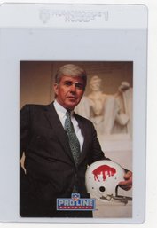 1991 Pro Line Jack Kemp Autographed Signed Football Card