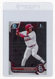 2022 Bowman Chrome Joshua Baez Baseball Rookie Card