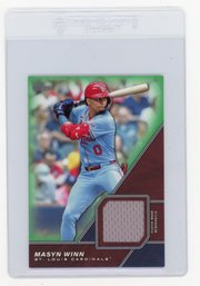 2026 Topps Masyn Winn Major League Material Green Player Used Jersey Baseball Card #'d To 99