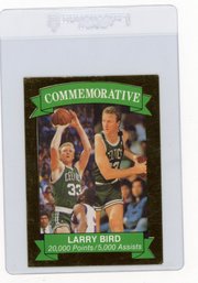 1990 Savannah Sport Card Larry Bird Commemorative Gold Foil Basketball Card #'d To 10000
