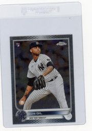 2022 Topps Chrome Luis Gil Baseball Rookie Card