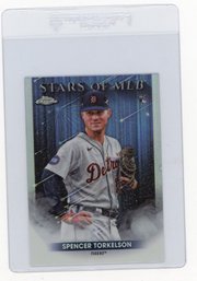 2022 Topps Chrome Spencer Torkelson Stars Of MLB Refractor Baseball Card