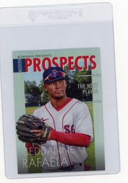 2023 Bowman Ceddanne Rafaela Modern Prospects Chrome Refractor Baseball Rookie Card