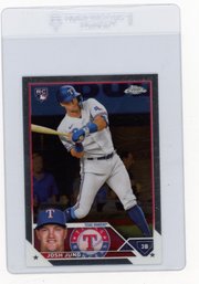 2023 Topps Chrome Josh Jung Baseball Rookie Card