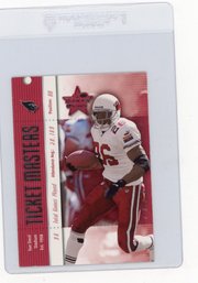 2000 Donruss Leaf Rookies & Stars Thomas Jones Jake Plummer Ticket Masters Football Card #'d To 2000