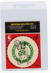 1980 Fleer Team Sticker Boston Celtics Basketball Sticker