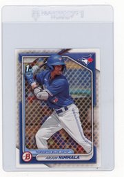 2024 Bowman Arjun Nimmala Baseball Rookie Card