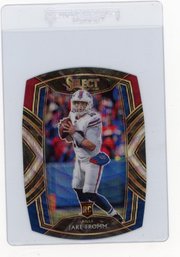 2020 Panini Select Jake Fromm Club Level Tri Color Prizm Refractor Die Cut Football Rookie Card