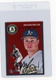 2023 Topps Chrome Platinum Anniversary Mason Miller Baseball Rookie Card