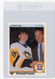 1990 Upper Deck Jaromir Jagr Hockey Rookie Card