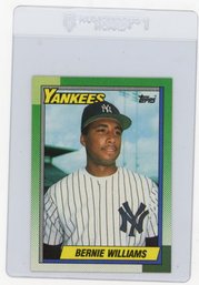 1990 Topps Bernie Williams Baseball Rookie Card