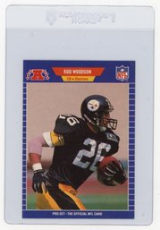 1989 Pro Set Rod Woodson Football Rookie Card