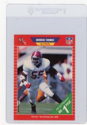 1989 Pro Set Derrick Thomas Football Rookie Card