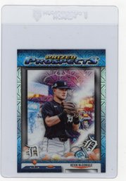 2025 Bowman Draft Mega Box Kevin McGonigle Prized Prospects Chrome Refractor Baseball Rookie Card
