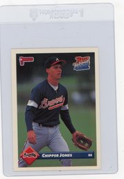 1993 Donruss Chipper Jones Rated Rookie Baseball Rookie Card