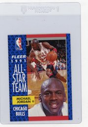 1991 Fleer Michael Jordan All Star Basketball Card