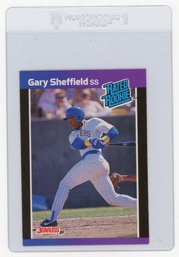 1989 Donruss Gary Sheffield Rated Rookie Baseball Rookie Card