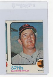1973 Topps Johnny Oates Baseball Card