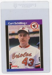 1989 Donruss Curt Schilling Baseball Rookie Card