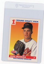 1991 Score Mike Mussina Baseball Rookie Card
