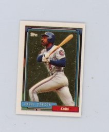 1992 Topps Micro Andre Dawson Micro Gold Baseball Card