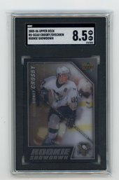 Sidney Crosby Alexander Ovechkin Rookie Card 2005 Upper Deck Rookie Showdown 3-d Hockey Card Graded SGC 8.5
