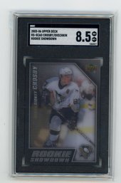 Sidney Crosby Alexander Ovechkin Rookie Card 2005 Upper Deck Rookie Showdown 3-d Hockey Card Graded SGC 8.5