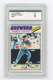 1977 Topps Robin Yount Baseball Card Graded SPA EX 5