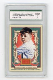 2013 Panini Golden Age George 'spanky' McFarland Actor Card Graded SPA Mint 9