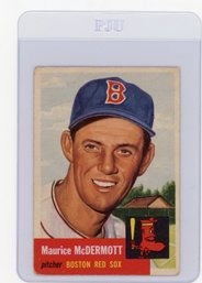 1953 Topps Maurice McDermott Baseball Card