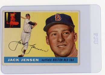 1955 Topps Jackie Jensen Baseball Card