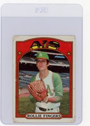 1972 Topps Rollie Fingers Baseball Card