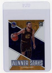 2022 Panini Donruss Optic Stephen Curry Winner Stays Basketball Card
