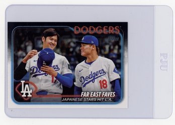 2024 Topps Update Shohei Ohtani Yoshinobu Yamamoto Far East Faves Baseball Card