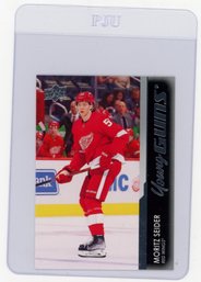 Moritz Seider Rookie Card 2021 Upper Deck Young Guns Hockey Card