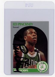 1990 NBA Hoops Ed Pinckney Autographed Signed Basketball Card