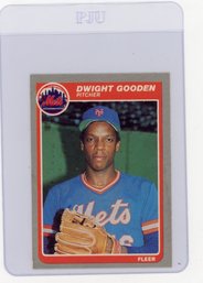 Dwight Gooden Rookie Card 1985 Fleer Baseball Card