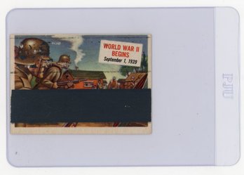 1954 Topps Scoop World War II Begins Card