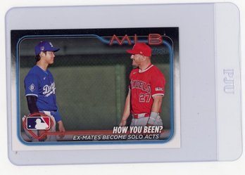 2024 Topps Update Shohei Ohtani Mike Trout Baseball Card
