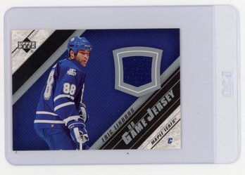 2005 Upper Deck Eric Lindros Game Used Jersey Hockey Card