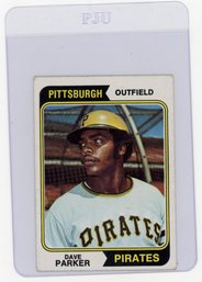 Dave Parker Rookie Card 1974 Topps Baseball Card