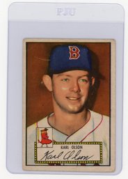 Karl Olson Rookie Card 1952 Topps Baseball Card