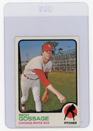 Rich Gossage Rookie Card 1973 Topps Baseball Card